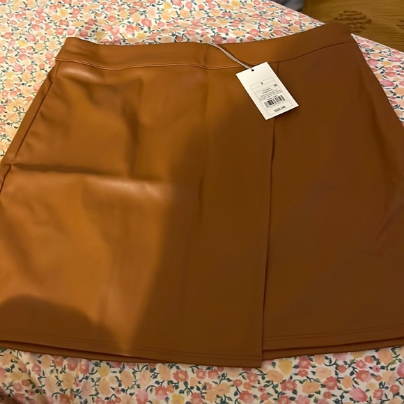 a new day Dresses & Skirts - Faux leather skirt